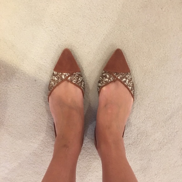 🍁Perfect fall Anthropologie tweed flats 🍂 - Picture 4 of 8